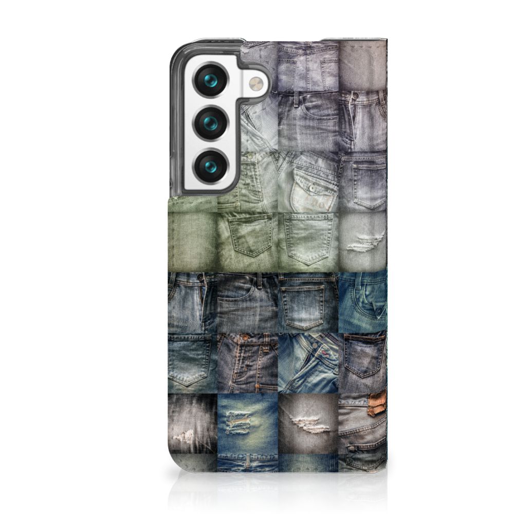 Hippe Standcase Samsung Galaxy S22 Spijkerbroeken - B2C Telecom
