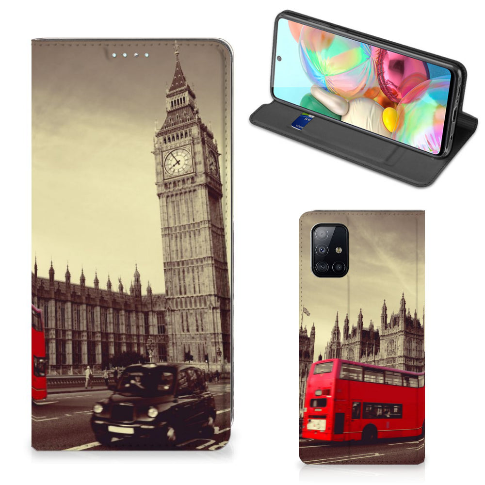 Samsung Galaxy A71 Book Cover Londen