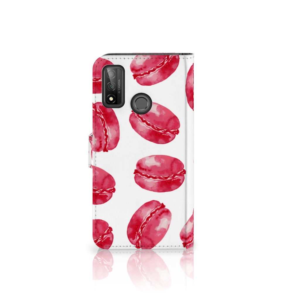 Huawei P Smart 2020 Book Cover Pink Macarons