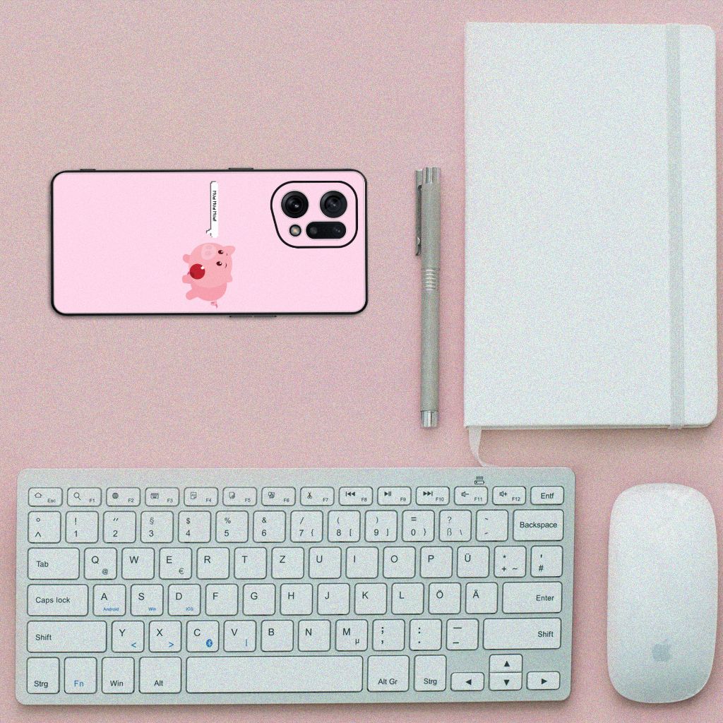 OPPO Find X5 Hoesje Pig Mud B2C Telecom