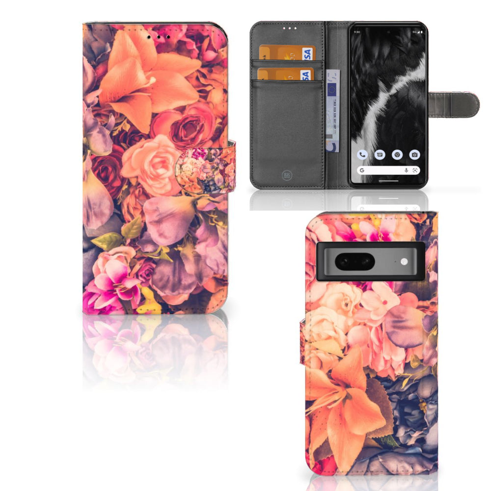 Google Pixel 7 Hoesje Bosje Bloemen