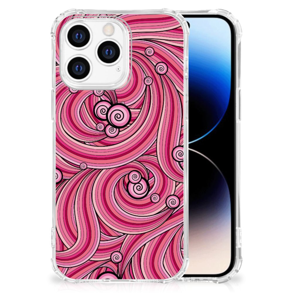 iPhone 14 Pro Back Cover Swirl Pink B2C Telecom