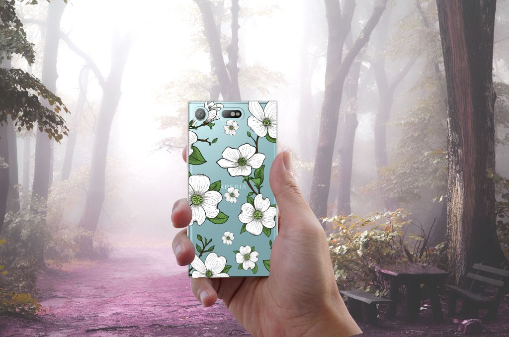 Sony Xperia XZ1 Compact TPU Case Dogwood Flowers