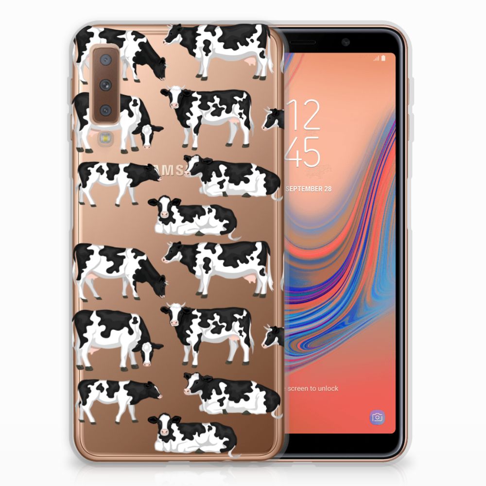 Samsung Galaxy A7 (2018) TPU Hoesje Koetjes