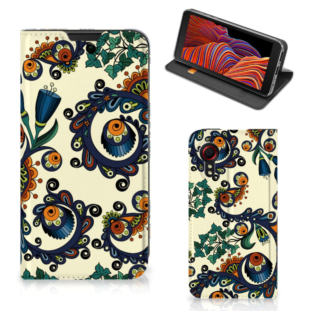 Telefoon Hoesje Samsung Galaxy Xcover 5 Barok Flower