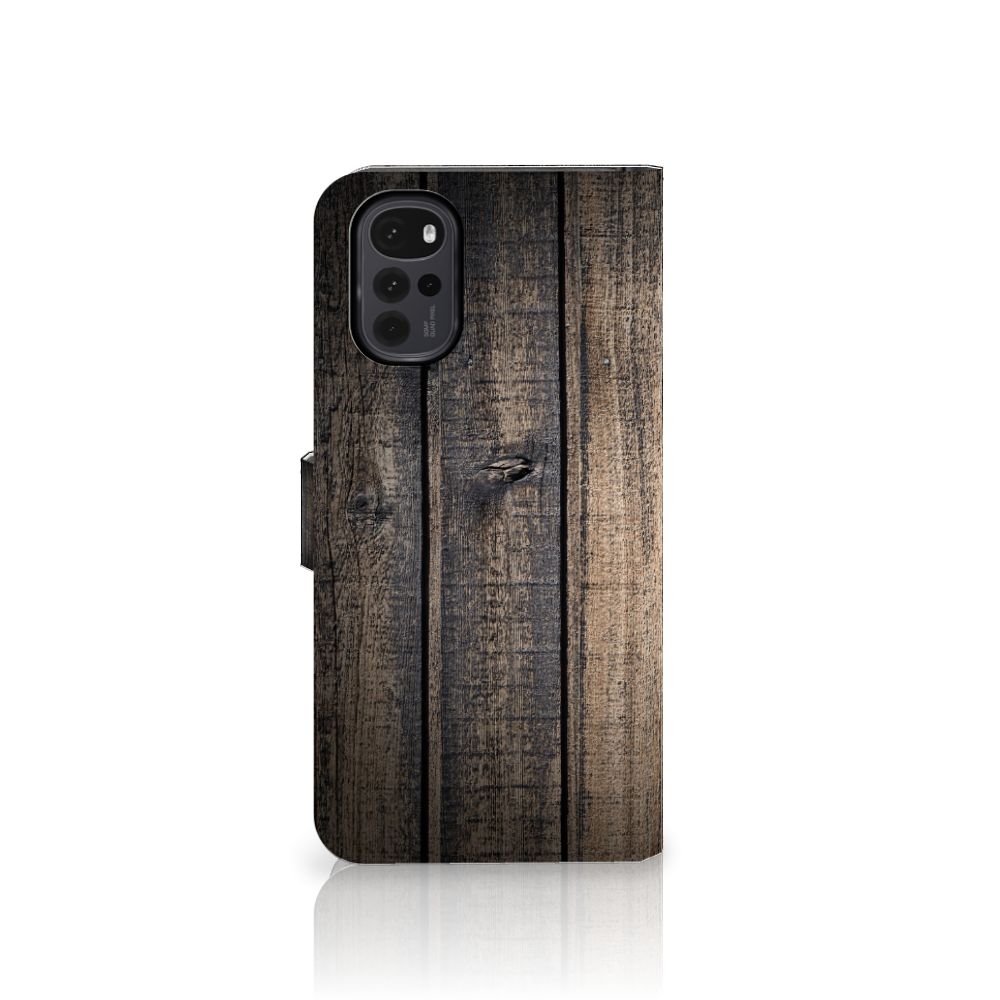 Motorola Moto G22 Book Style Case Steigerhout