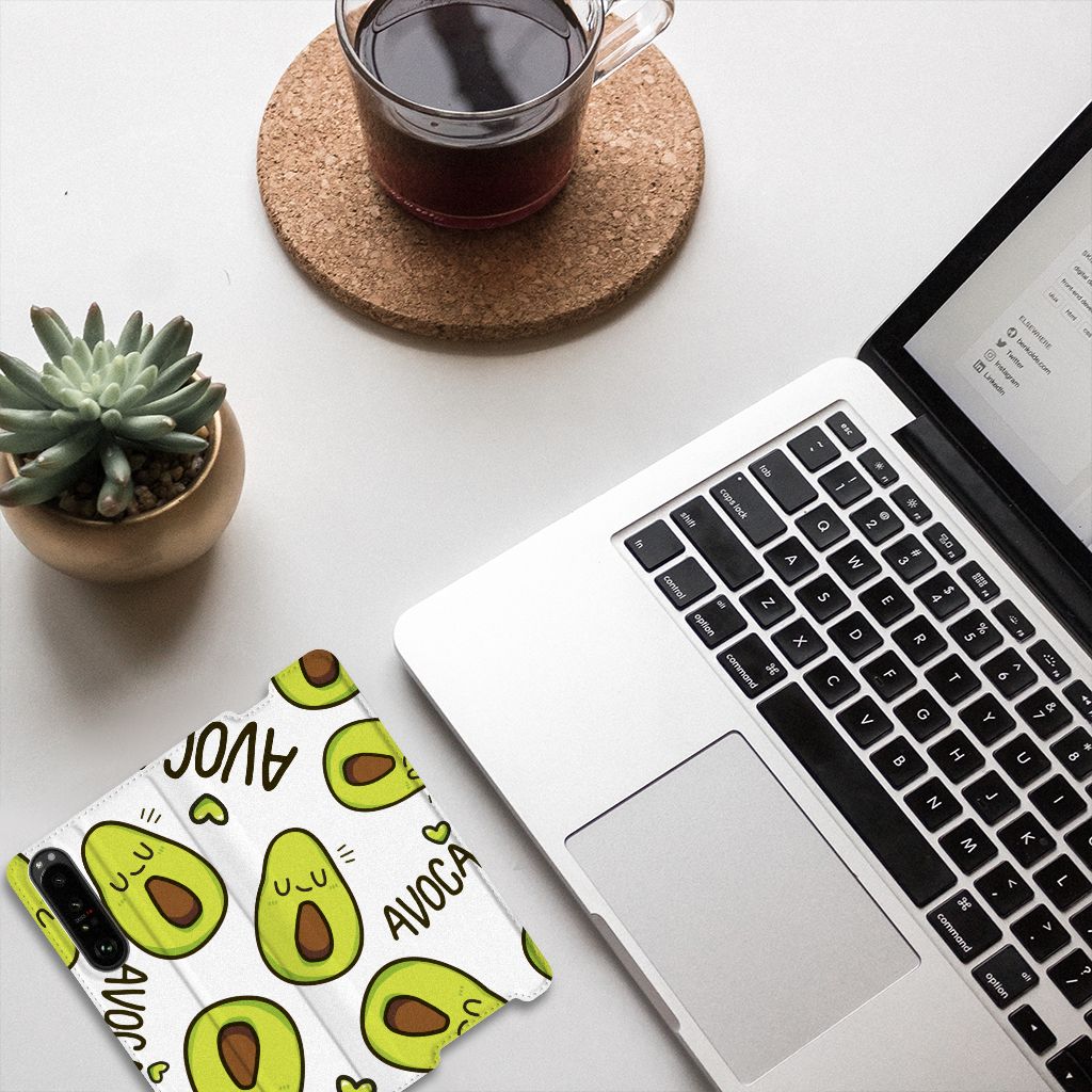 Sony Xperia 1 III Magnet Case Avocado Singing - B2C Telecom