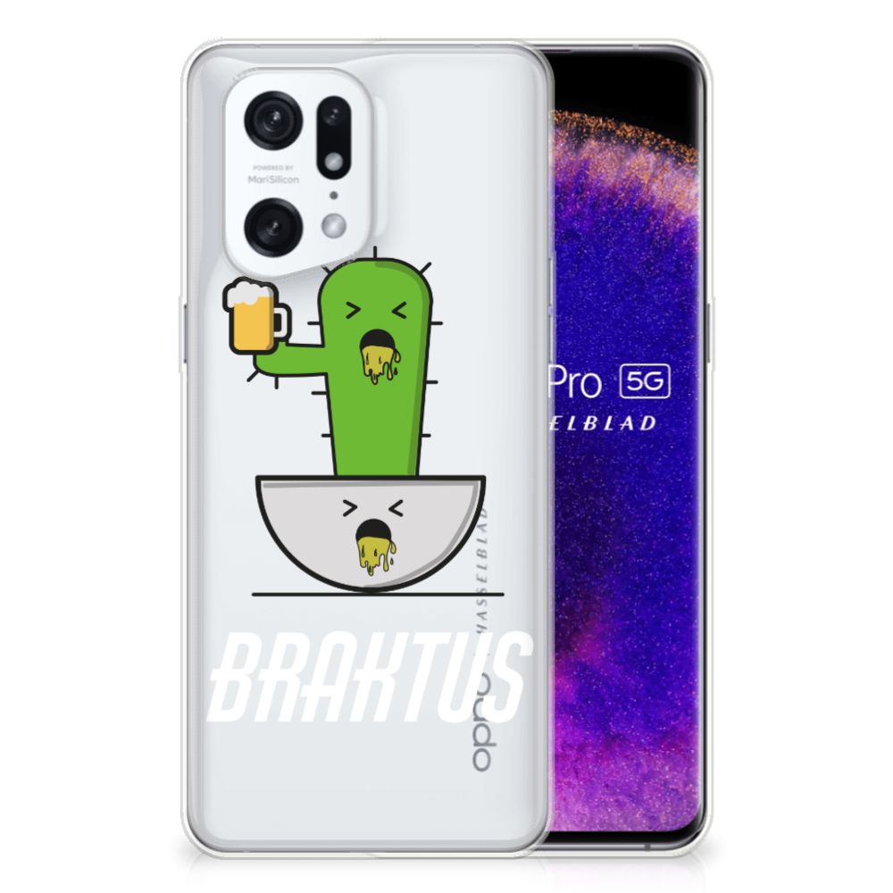 OPPO Find X5 Pro Telefoonhoesje met Naam Braktus