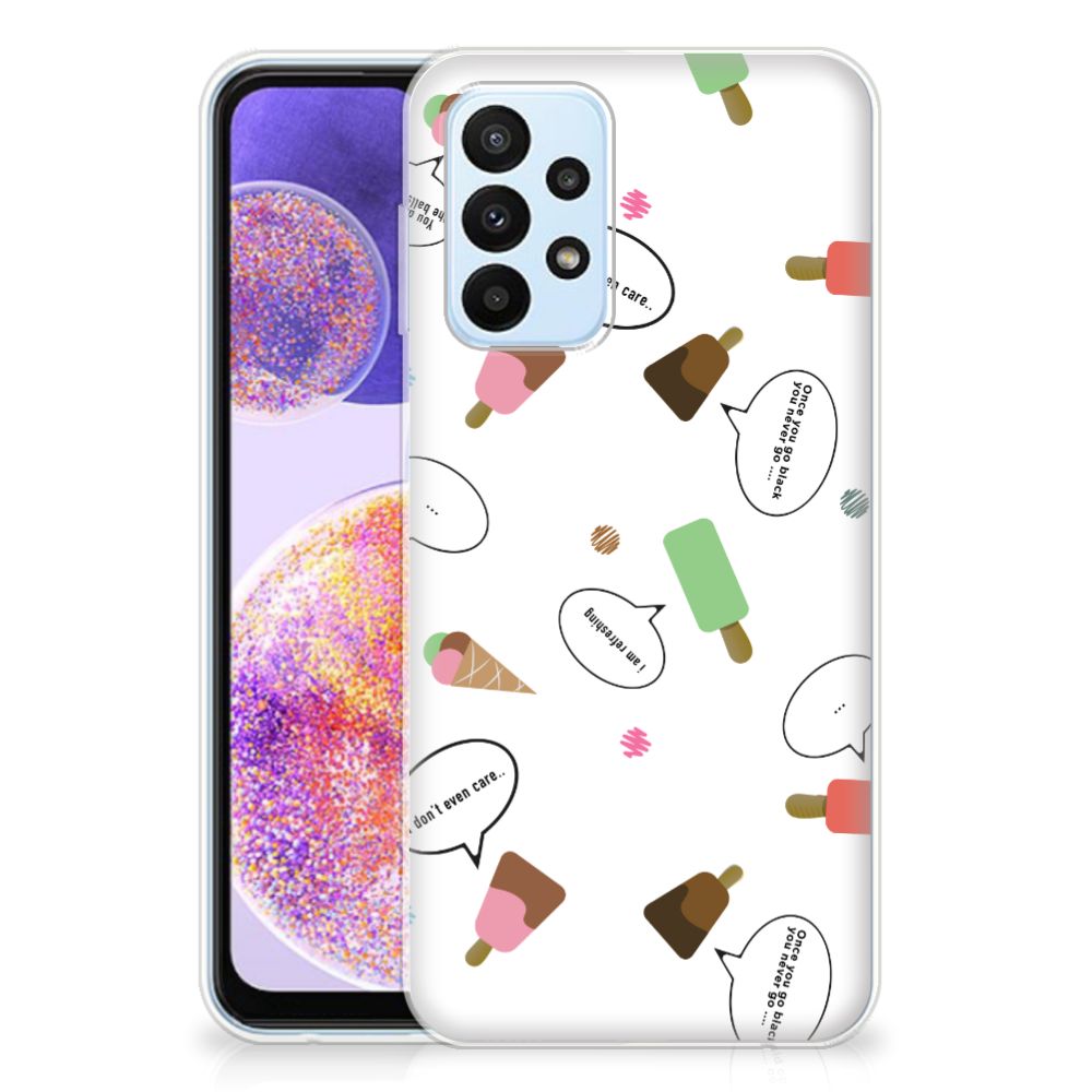 Samsung Galaxy A23 Siliconen Case IJsjes B2C Telecom
