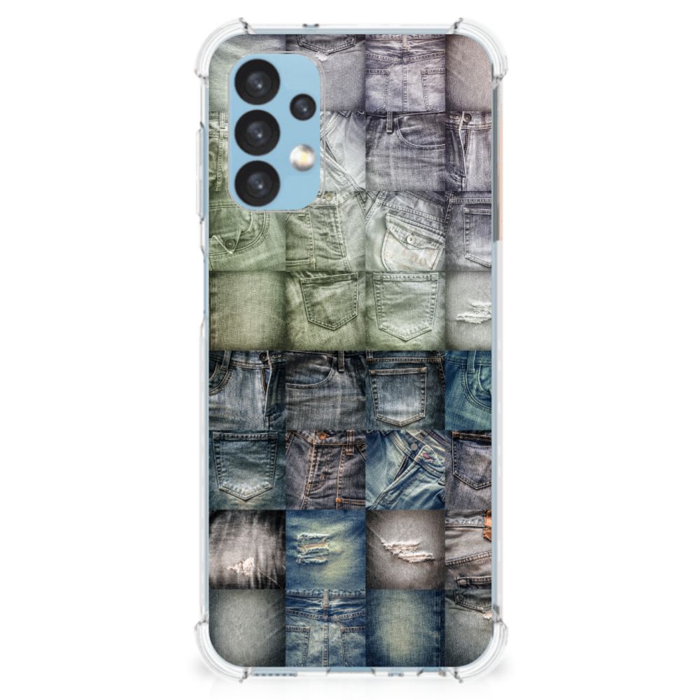 Anti Shock Bumper Case Samsung Galaxy A13 (4G) Spijkerbroeken B2C Telecom