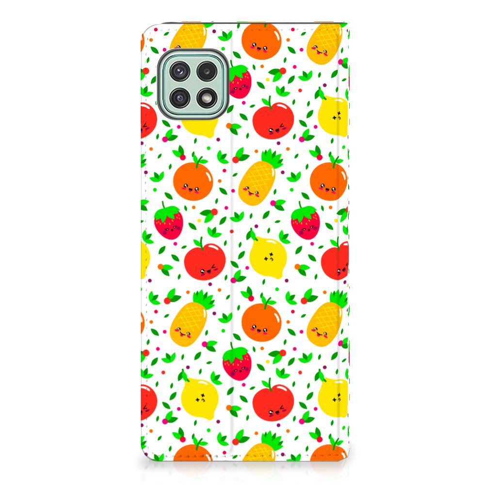 Samsung Galaxy A22 5G Flip Style Cover Fruits - B2C Telecom