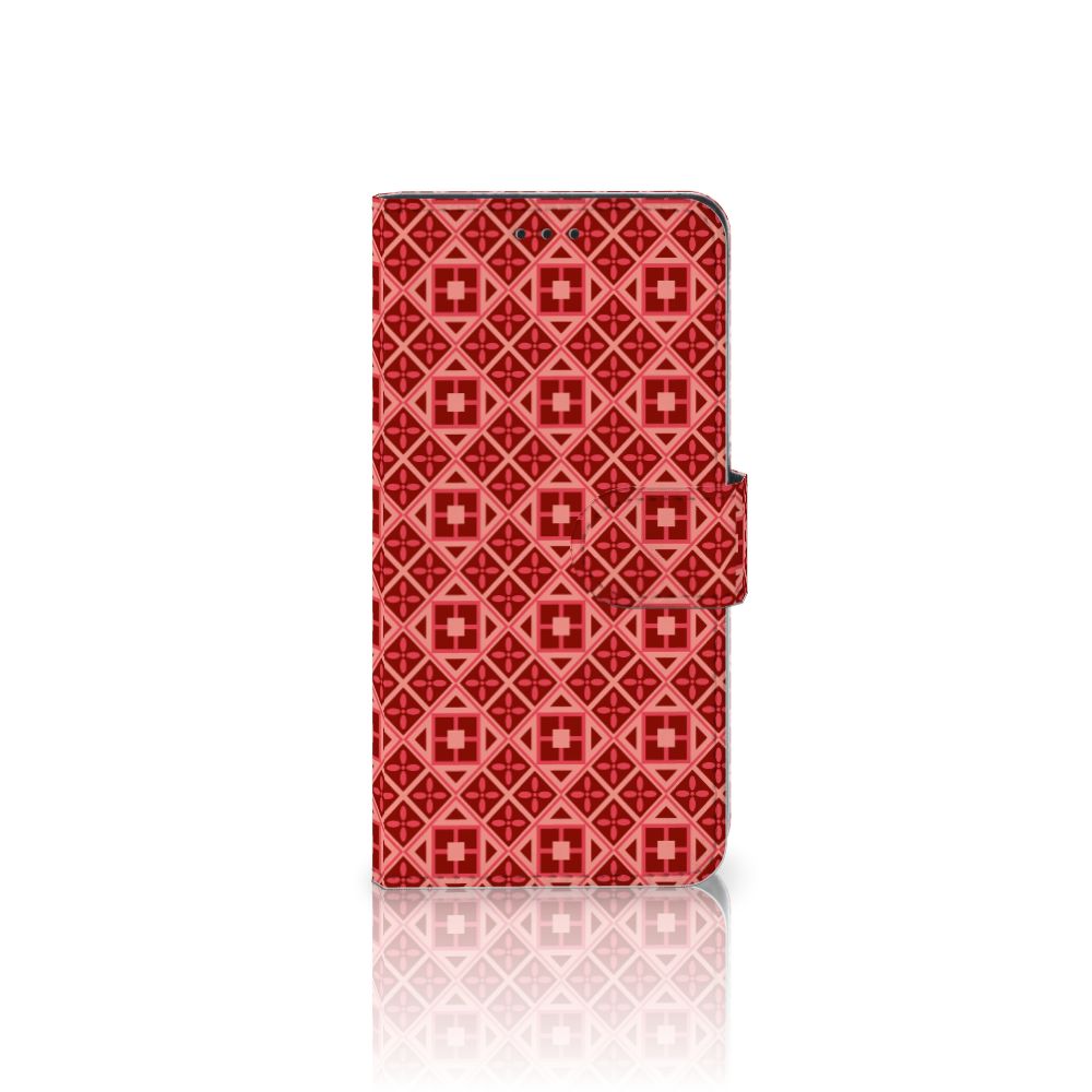 Huawei P10 Lite Telefoon Hoesje Batik Rood