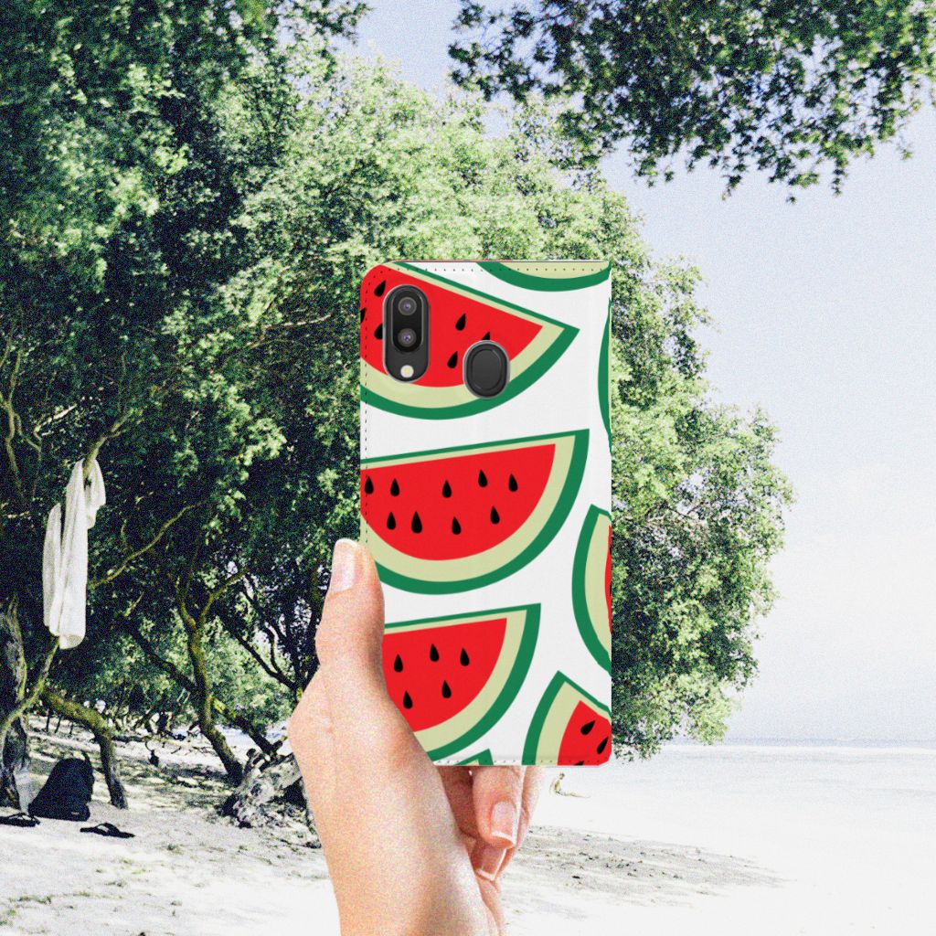 Samsung Galaxy M20 Flip Style Cover Watermelons