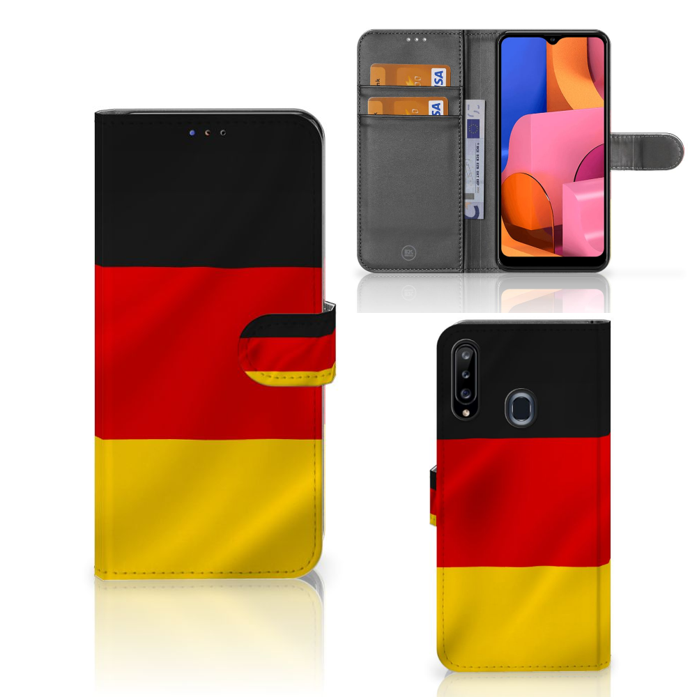 Samsung Galaxy A20s Bookstyle Case Duitsland