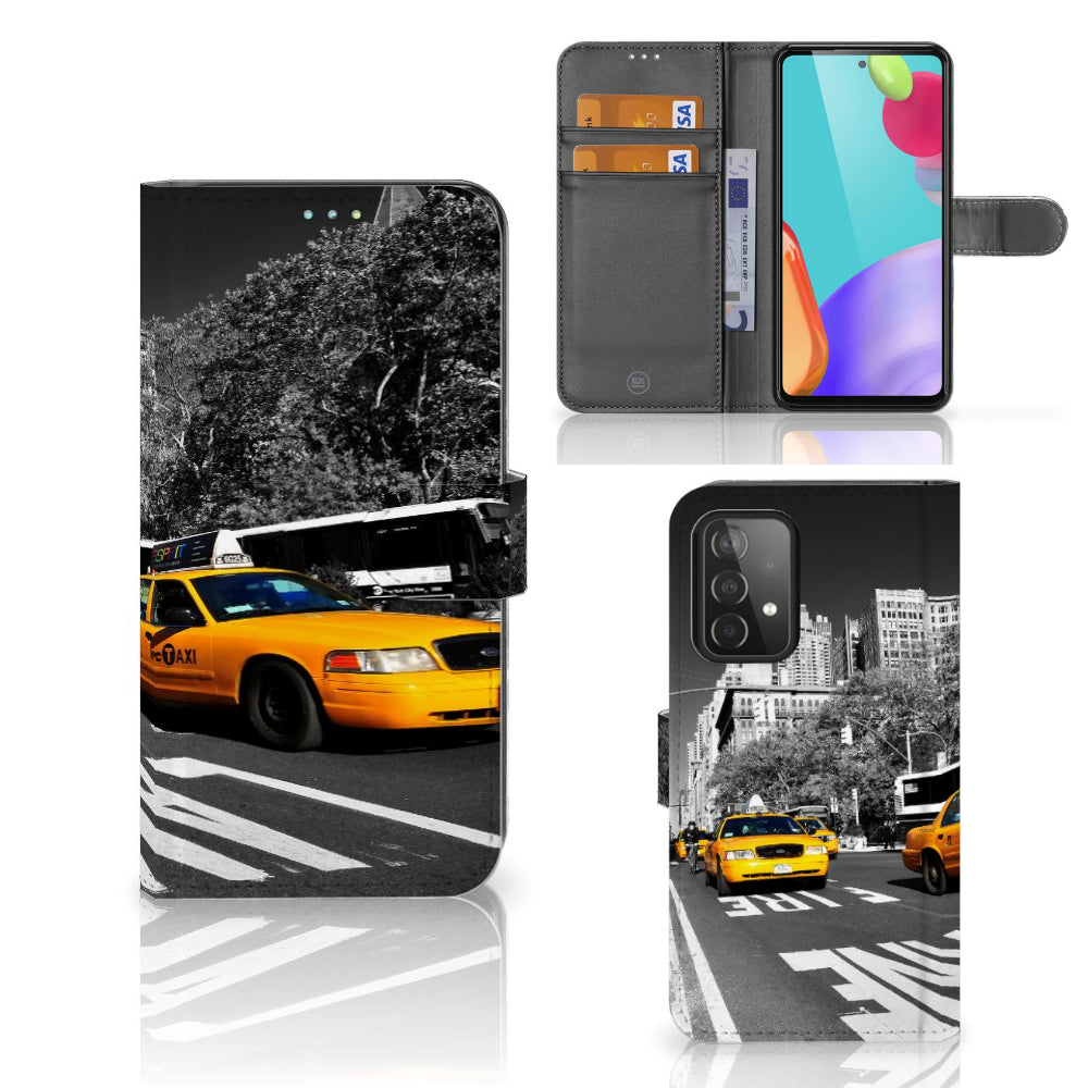 Samsung Galaxy A52 Flip Cover New York Taxi