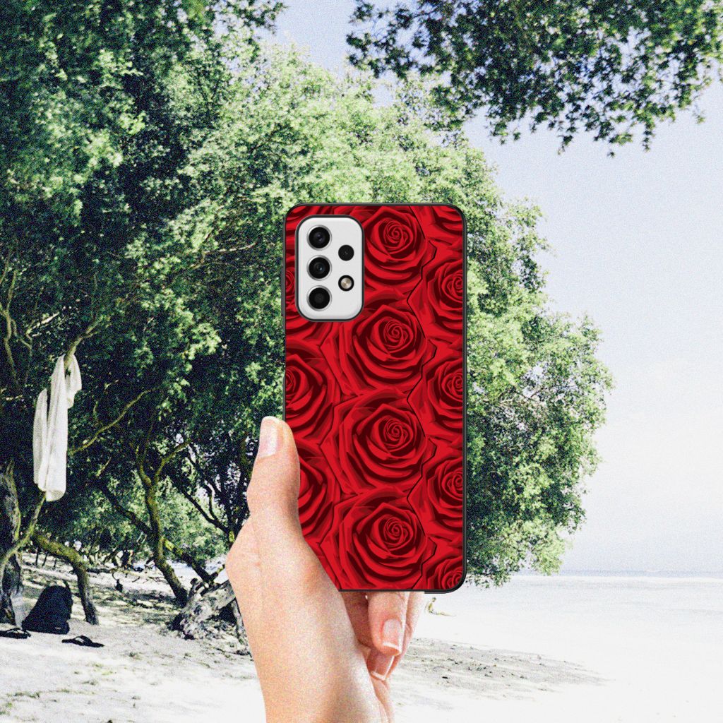 Samsung Galaxy A23 Bloemen Hoesje Red Roses B2C Telecom