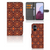OPPO Reno 8 Lite | OnePlus Nord N20 Telefoon Hoesje Batik Brown