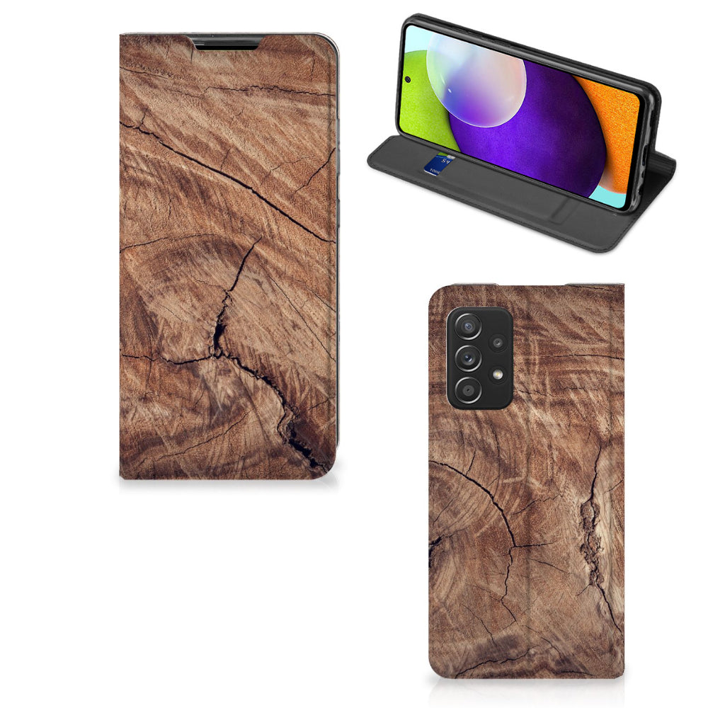 Samsung Galaxy A52 Book Wallet Case Tree Trunk