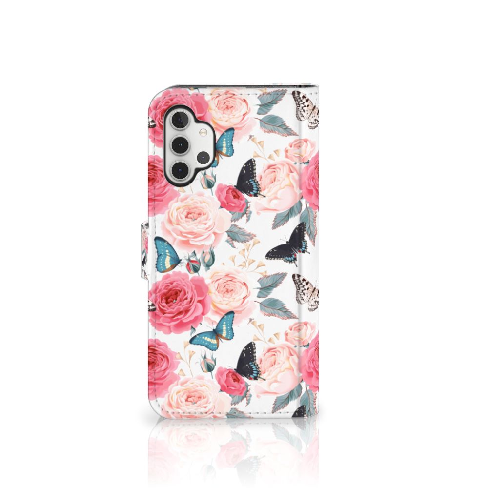 Samsung Galaxy A32 4G Hoesje Butterfly Roses