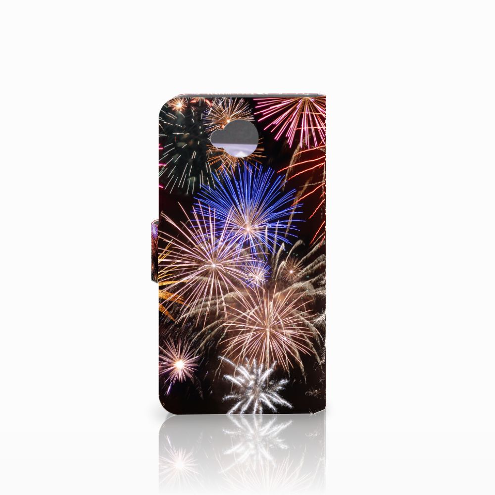 Microsoft Lumia 650 Wallet Case met Pasjes Vuurwerk