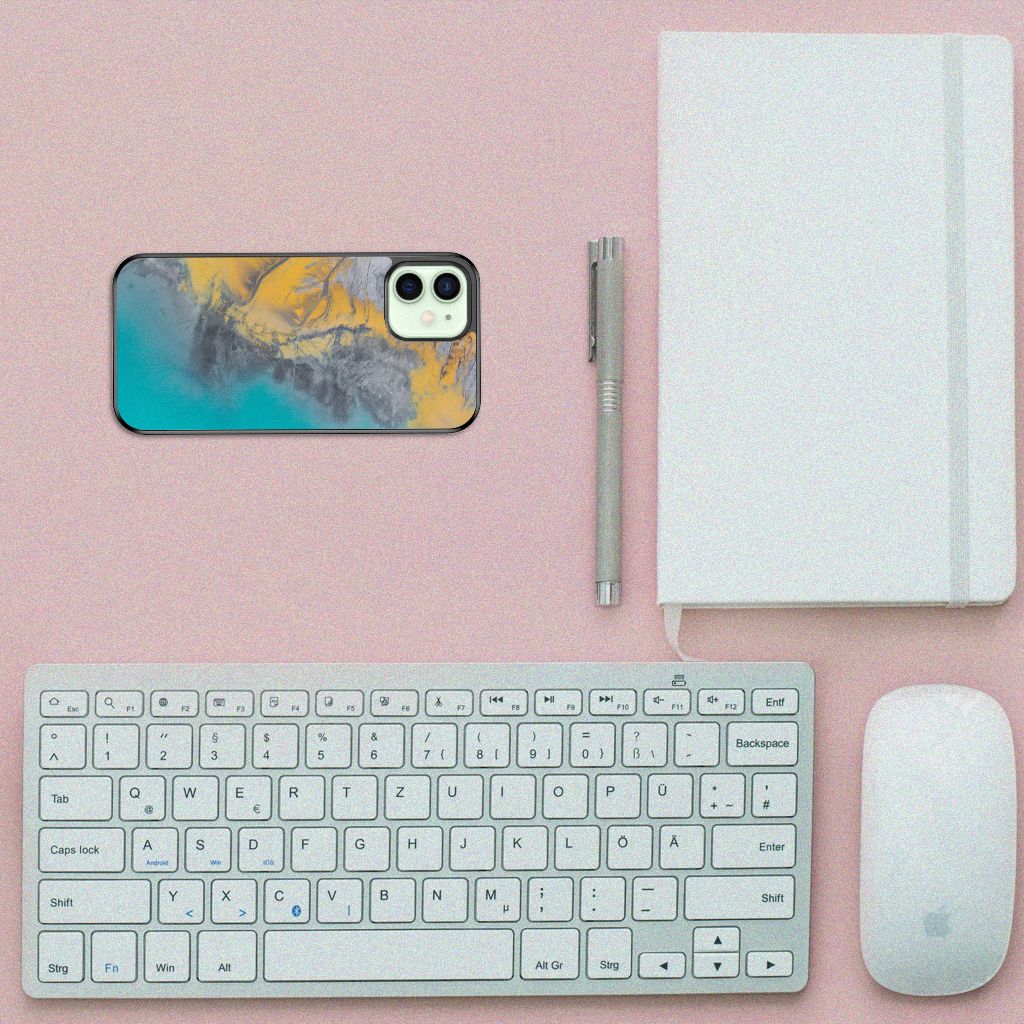 iPhone 12 Mini Gripcase Marble Blue Gold B2C Telecom