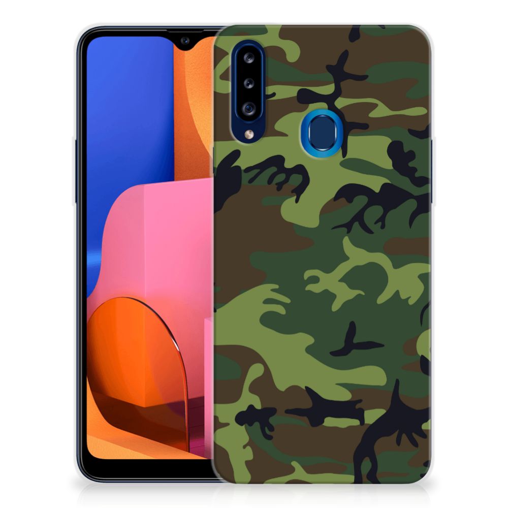 Samsung Galaxy A20s TPU bumper Army Dark B2C Telecom