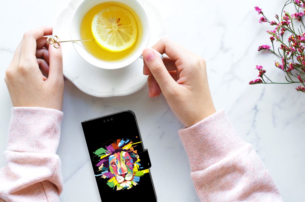 Samsung Galaxy S7 Edge Leuk Hoesje Lion Color