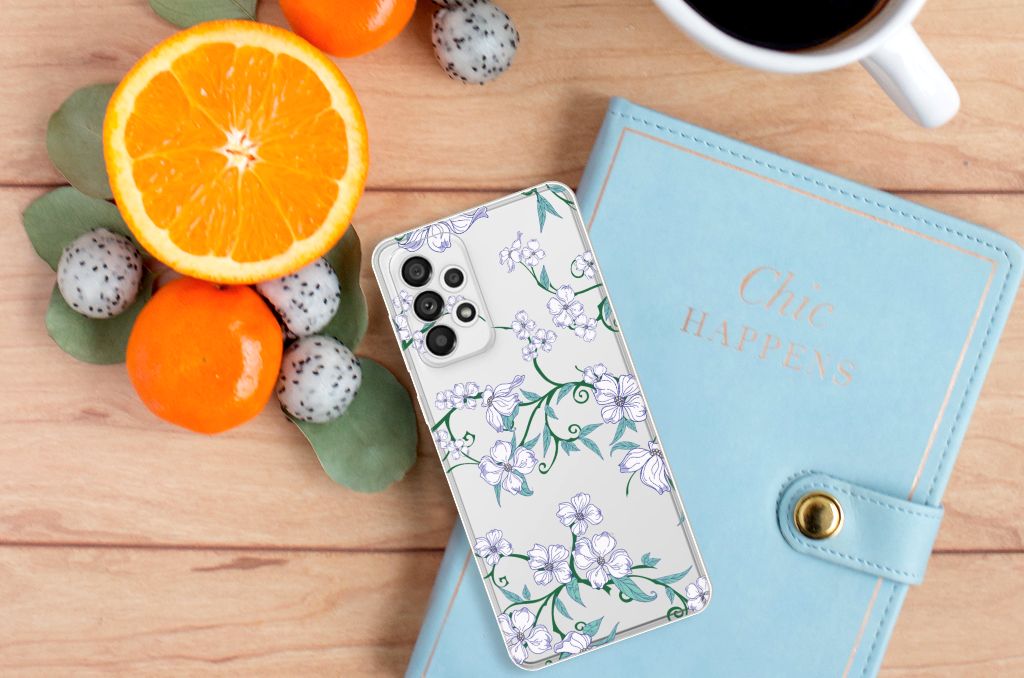 Samsung Galaxy A73 5G Uniek TPU Case Blossom White B2C Telecom