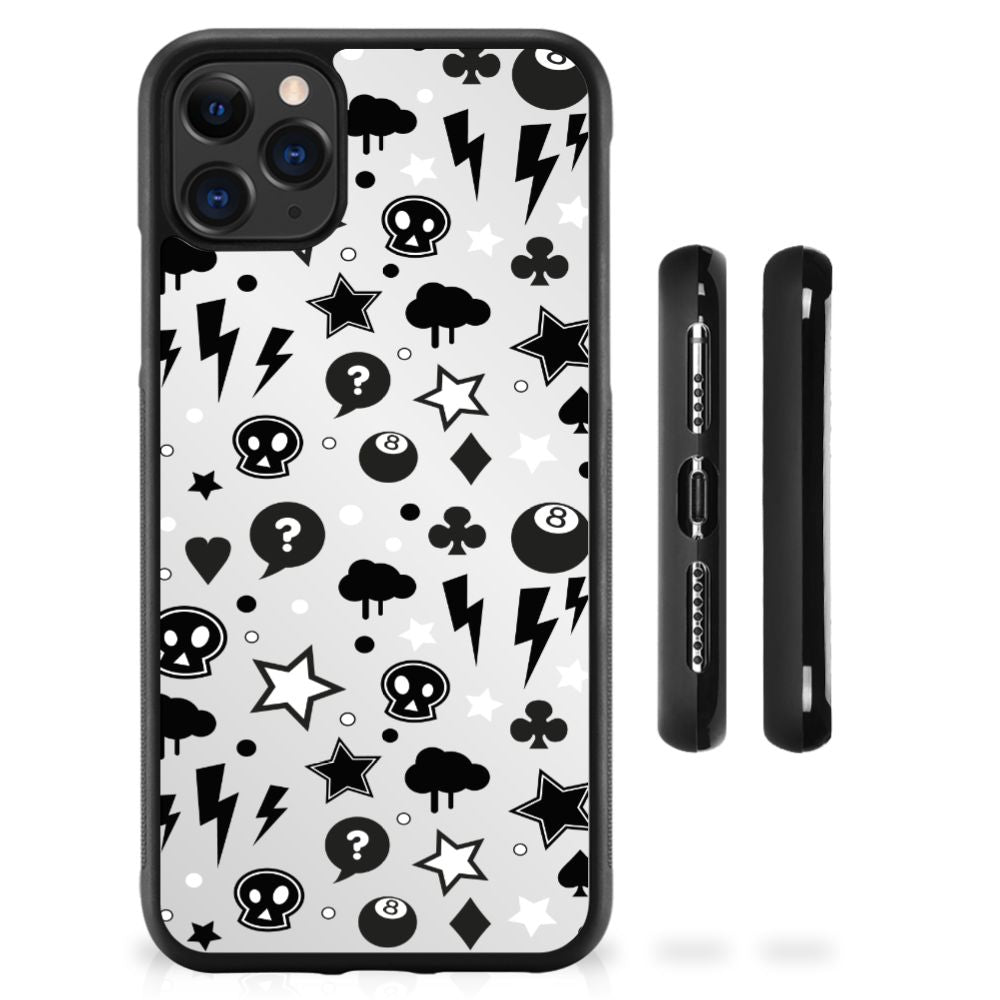 Mobiel Case Apple iPhone 11 Pro Max Silver Punk B2C Telecom