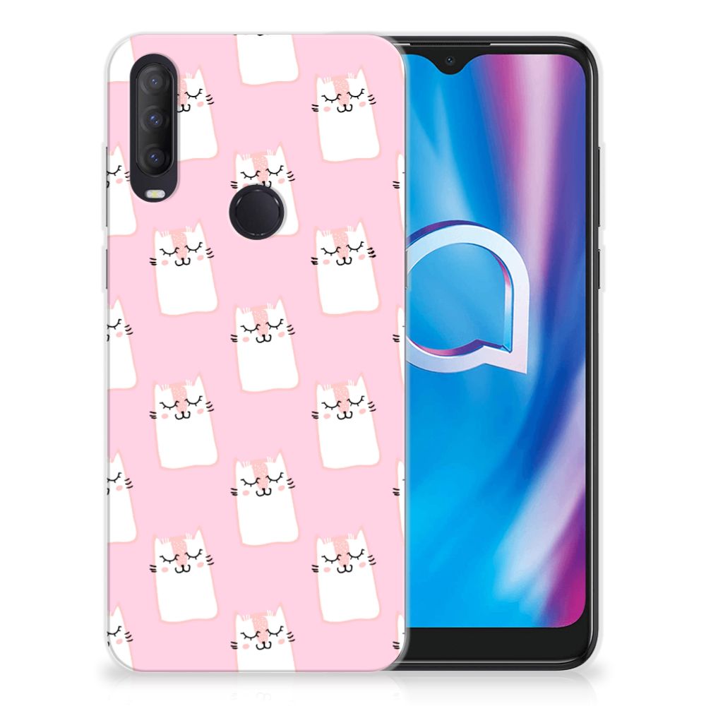 Alcatel 1S (2020) TPU Hoesje Sleeping Cats B2C Telecom