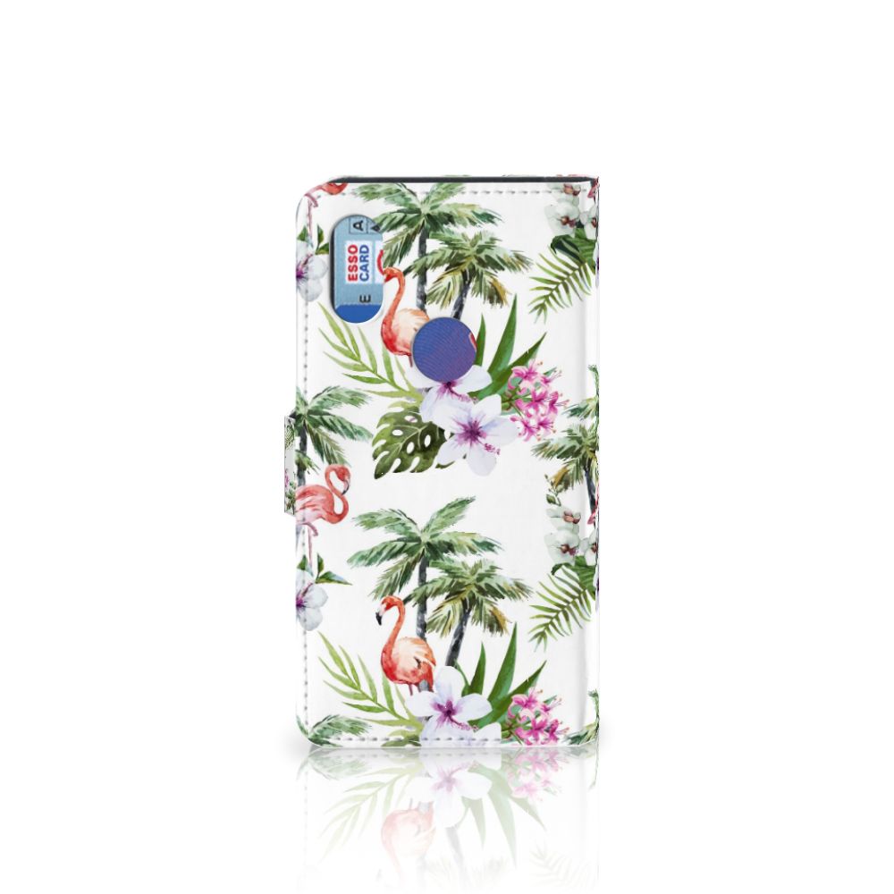 Xiaomi Mi Mix 2s Telefoonhoesje met Pasjes Flamingo Palms