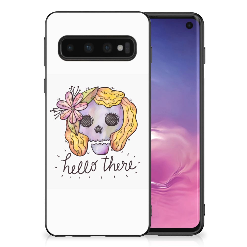 Mobiel Case Samsung Galaxy S10 Boho Skull B2C Telecom