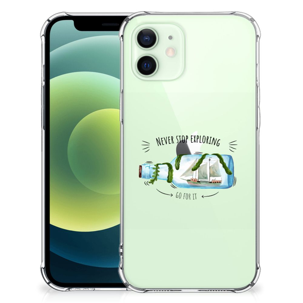iPhone 12 Mini Stevig Bumper Hoesje Boho Bottle B2C Telecom