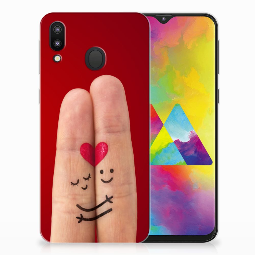 Samsung Galaxy M20 (Power) Silicone Back Cover Liefde - Origineel Romantisch Cadeau
