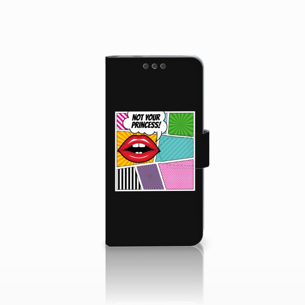 Microsoft Lumia 650 Wallet Case met Pasjes Popart Princess