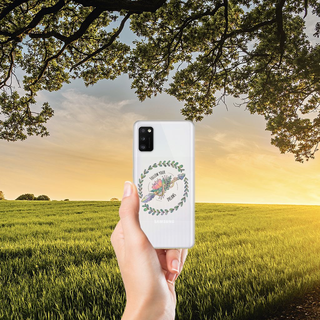 Samsung Galaxy A41 Telefoonhoesje met Naam Boho Dreams B2C Telecom
