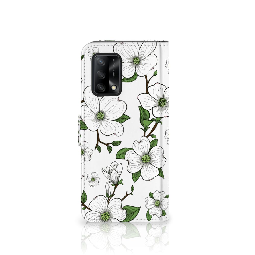 OPPO A74 4G Hoesje Dogwood Flowers