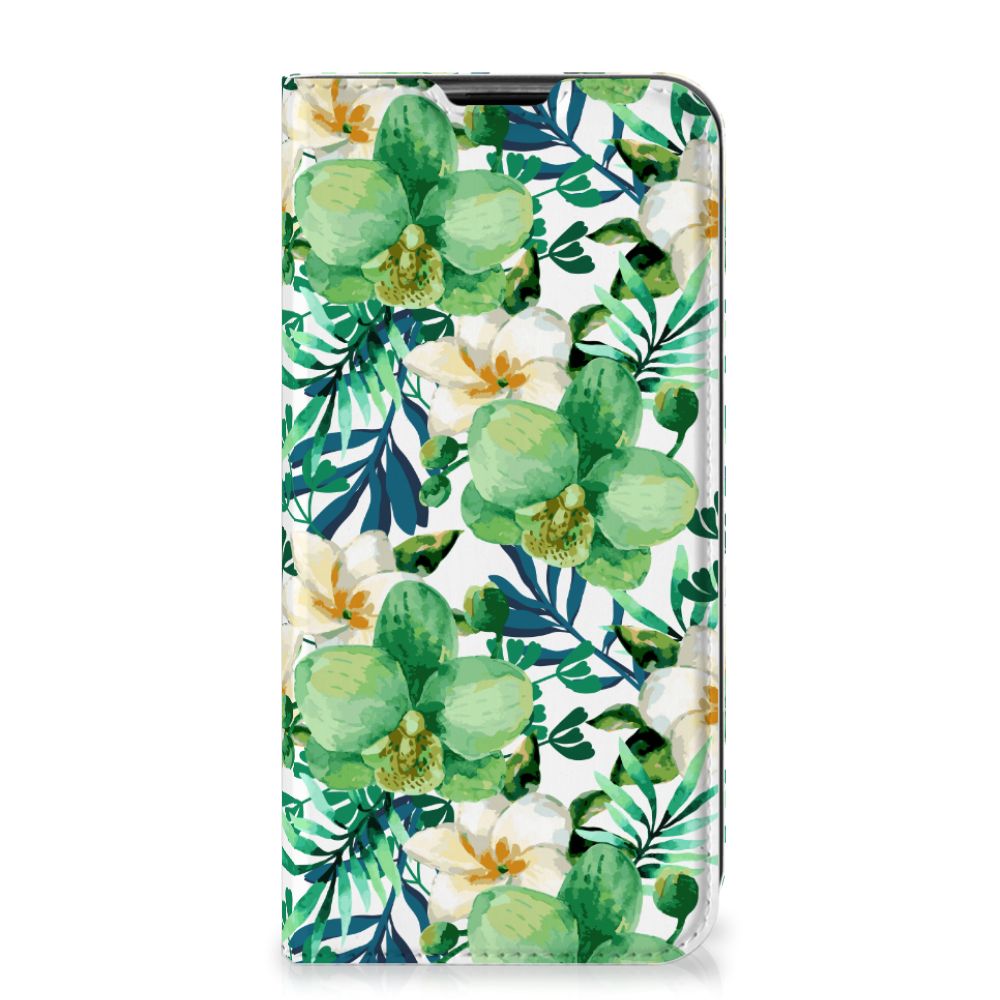 Huawei P40 Lite Smart Cover Orchidee Groen - B2C Telecom