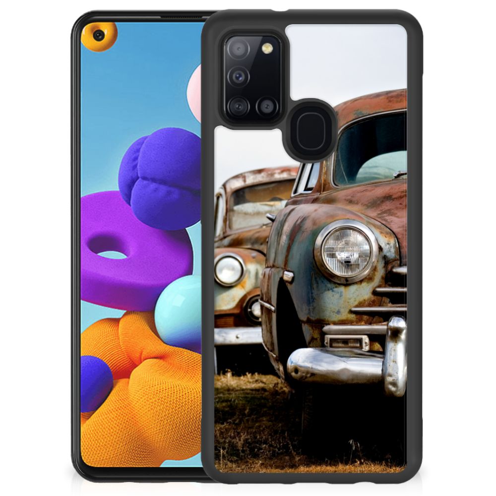 Samsung Galaxy A21s Grip Case Vintage Auto