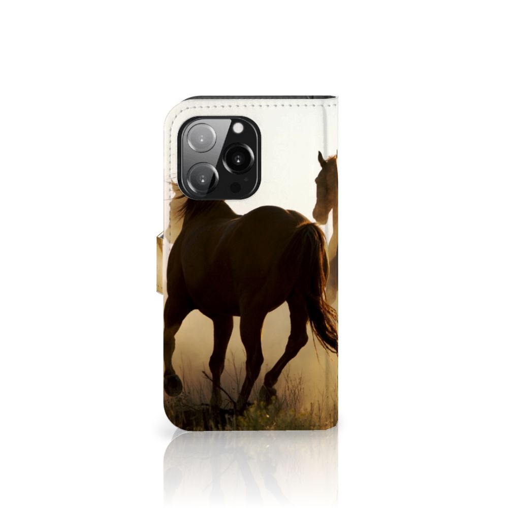 iPhone 13 Pro Telefoonhoesje met Pasjes Design Cowboy
