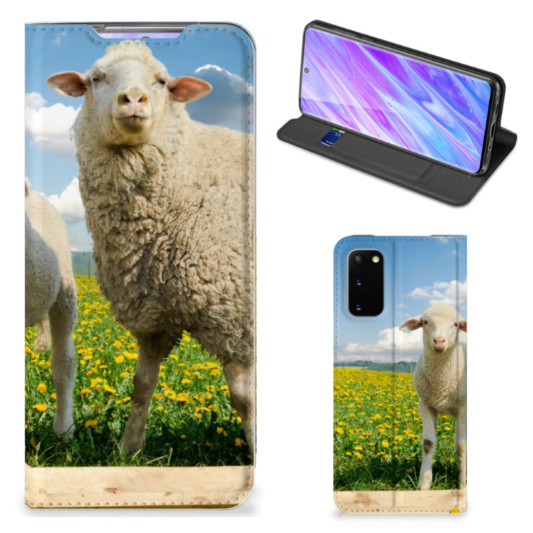 Samsung Galaxy S20 Hoesje maken Schaap en Lammetje