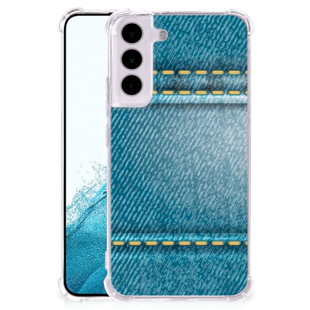 Samsung Galaxy S22 Anti Shock Bumper Case Jeans B2C Telecom