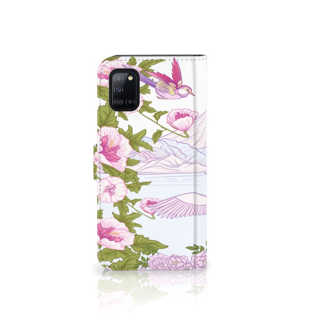 Samsung Galaxy A31 Telefoonhoesje met Pasjes Bird Standing