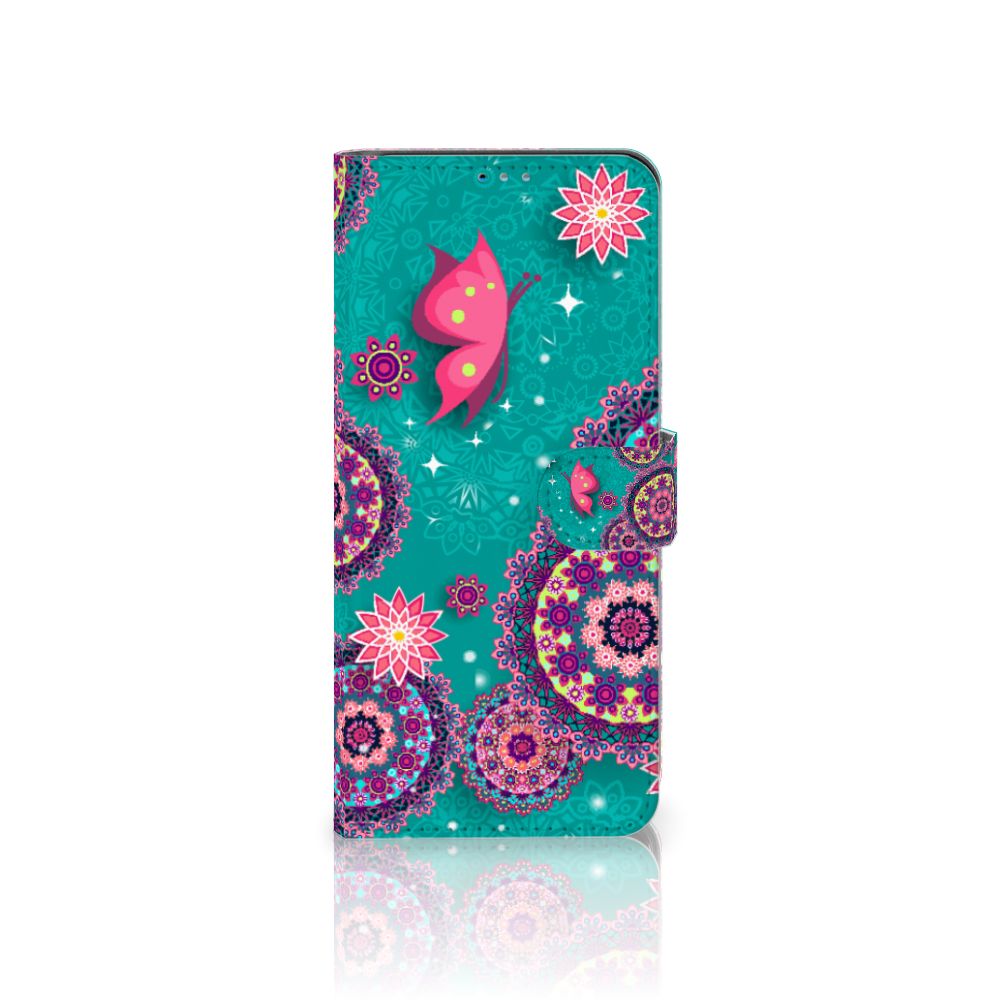 Motorola Moto G9 Plus Hoesje Cirkels en Vlinders