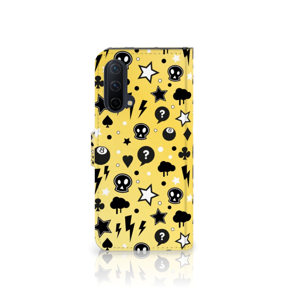 Telefoonhoesje met Naam OnePlus Nord CE 5G Punk Geel