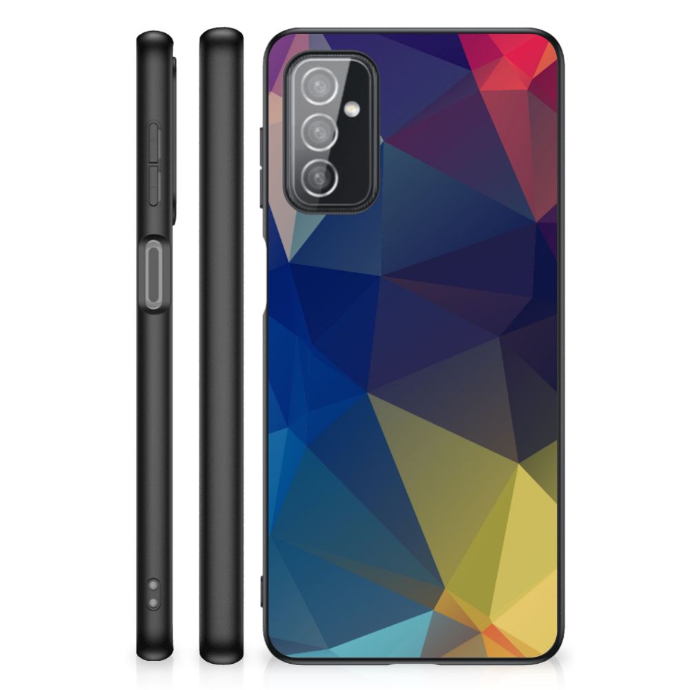 Samsung Galaxy M52 Backcover Polygon Dark B2C Telecom