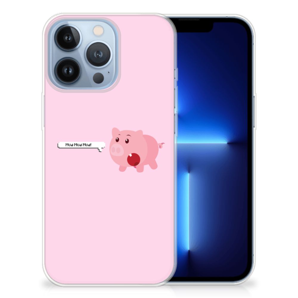 Apple iPhone 13 Pro Telefoonhoesje met Naam Pig Mud B2C Telecom