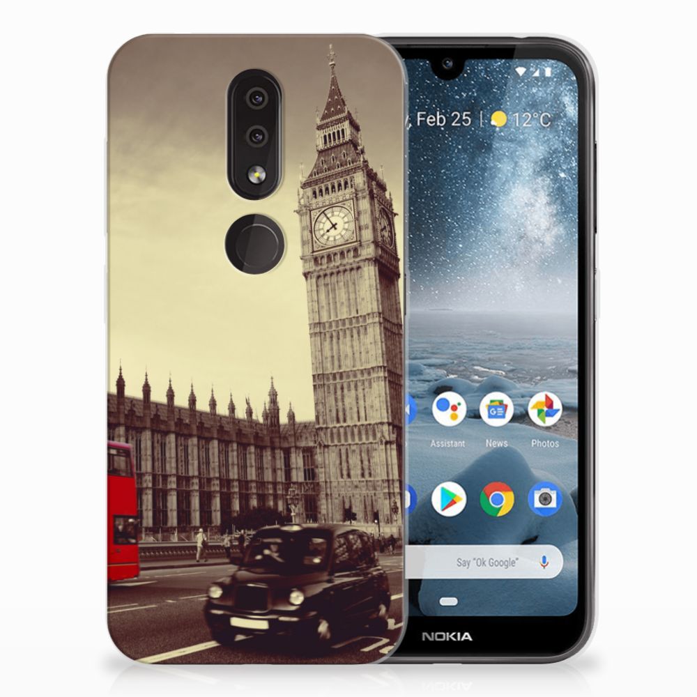 Nokia 4.2 Siliconen Back Cover Londen