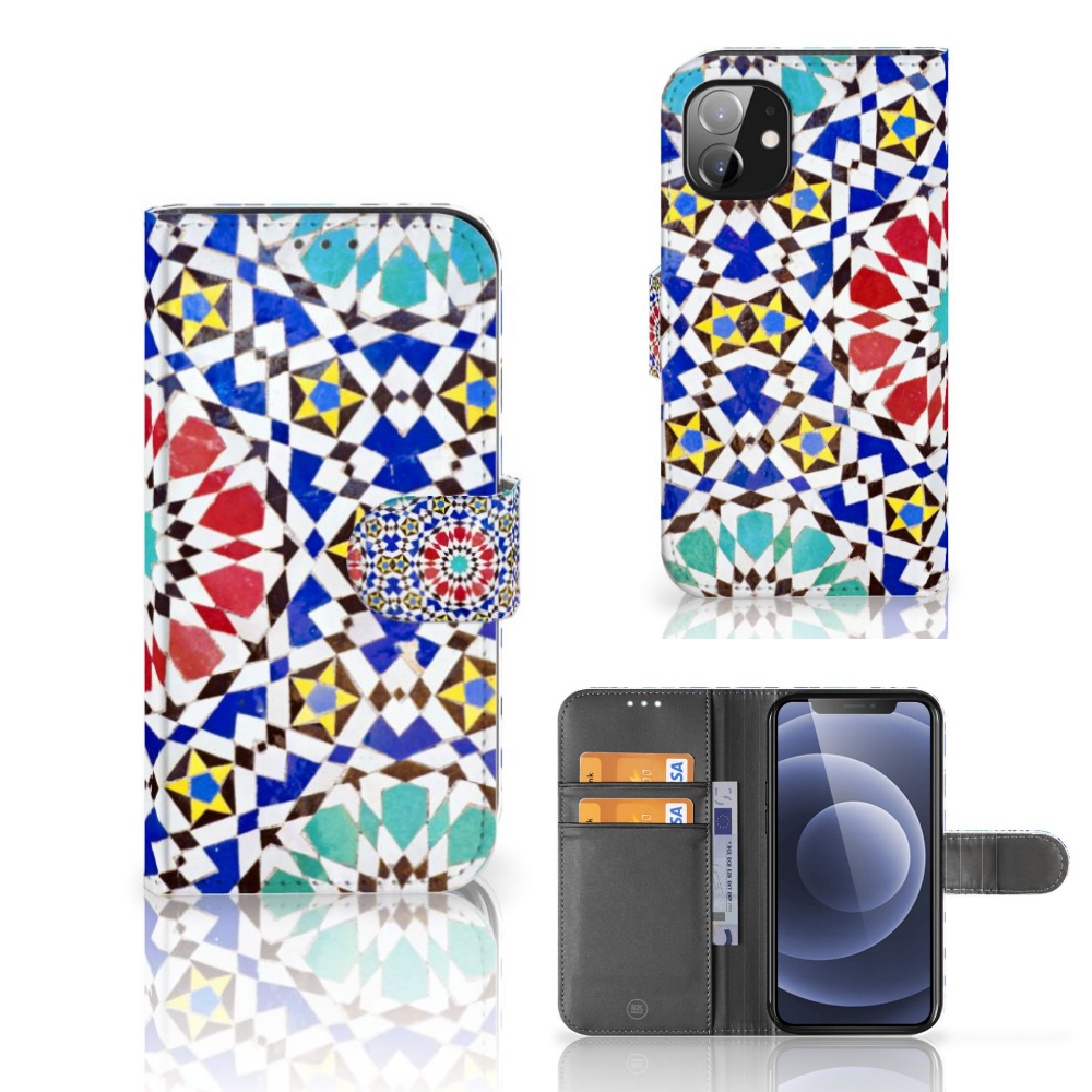 Apple iPhone 12 Mini Bookcase Mozaïek
