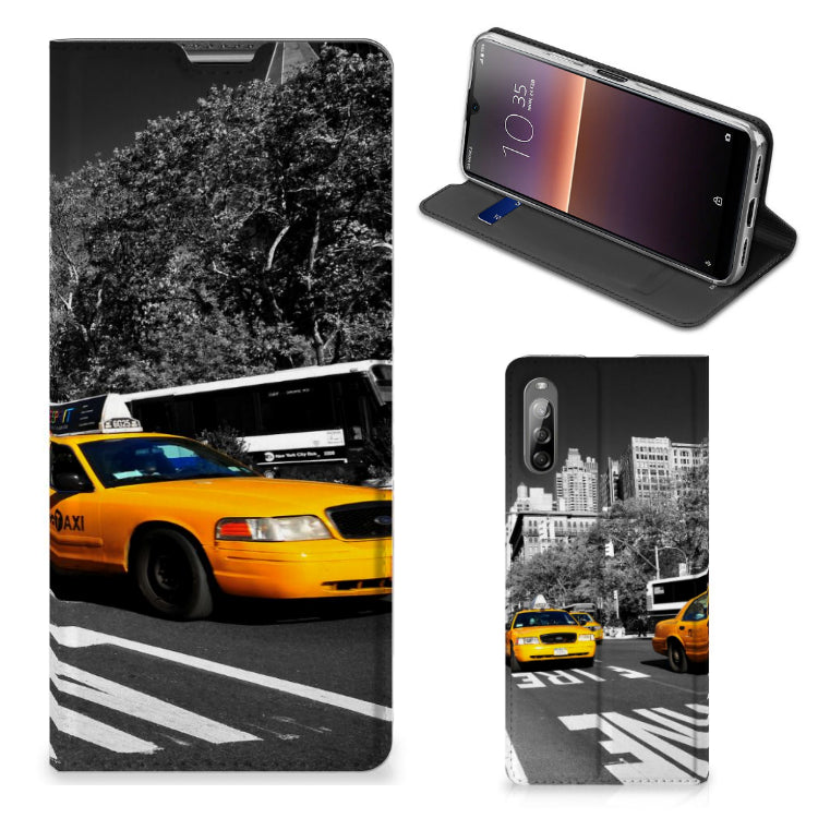 Sony Xperia L4 Book Cover New York Taxi